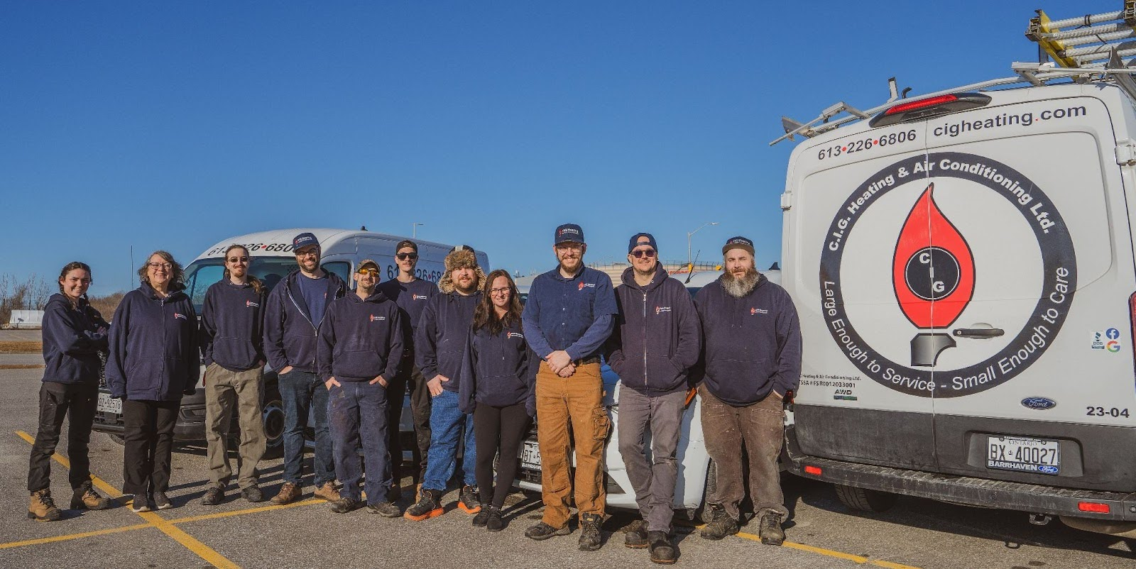 CIG Heating HVAC Crew in Ottawa Ontario